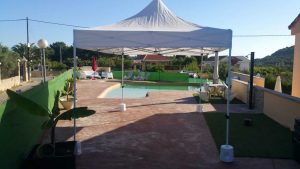 chalet con piscina